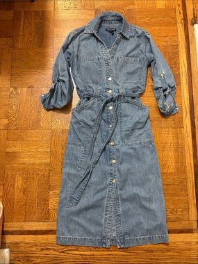 Veronica Beard Midi Denim Dress